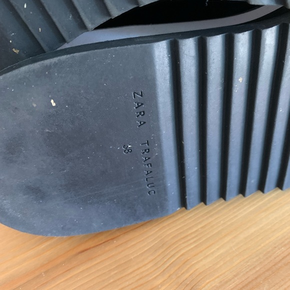 ZARA JEWELED FLAT PLATFORM SHOE - Picture 5 of 15